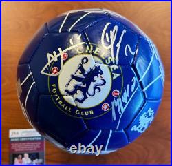 Mykhailo Mudryk, Axel, Nicolas Jackson Signed Autographed Chelsea Ball JSA COA