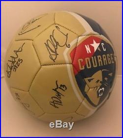NC North Carolina Courage 2018 team signed F/S Logo Soccer Ball Lynn Williams