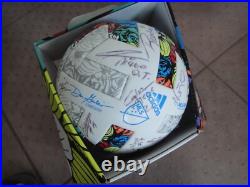 NEW ADIDAS MLS PRO 2022 Official Match Soccer Ball Size 5 H57824 720 Autographed NEW ADIDAS MLS PRO 2022 Official Match Soccer Ball Size 5 H57824 720 Autographed