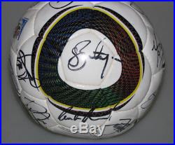 NEW ZEALAND 2010 World Cup Squad Hand Signed Soccerball + Photo Proof All White