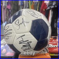 NYCFC Team Signed ball. Includes Signatures