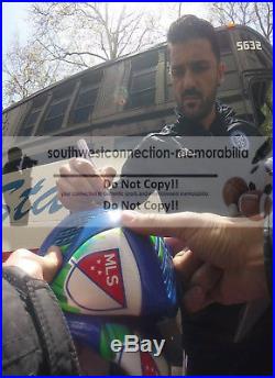NYC FC David Villa Signed Autographed MLS Soccer Ball NYCFC Barcelona Proof COA