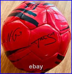 Naomi Girma Jaedyn Shaw signed 2024 US Olympic Gold Women's Soccer Team ball JSA Naomi Girma Jaedyn Shaw signed 2024 US Olympic Gold Women's Soccer Team ball JSA