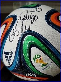 New Adidas Fifa World Cup 2014 Brazil Official Soccer Match Ball Size 5 Signed