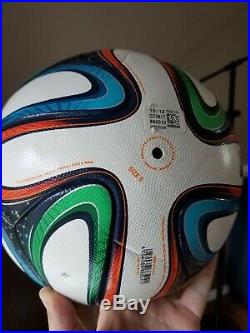 New Adidas Fifa World Cup 2014 Brazil Official Soccer Match Ball Size 5 Signed