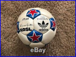New Adidas Official NASL League Ball Made in France Signed by Pele = Edson