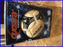 New Adidas Questra 1994 World Cup Ball with Box Signed USA Team Made in France