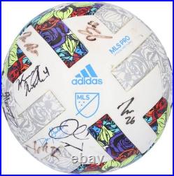 New England Revolution Signed MU Soccer Ball from 2022 Season with16 Autos AE61036