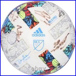 New England Revolution Signed MU Soccer Ball from 2022 Season with16 Autos AE61036