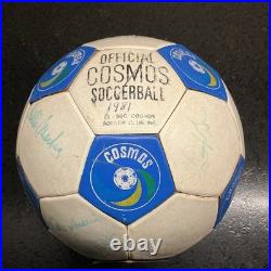 New York Cosmos 1981 Official Soccer Ball Signed