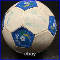 New York Cosmos 1981 Official Soccer Ball Signed