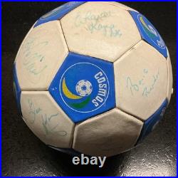 New York Cosmos 1981 Official Soccer Ball Signed