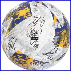 New York Red Bulls Signed Match-Used Soccer Ball from 2023 MLS Season with19 Autos