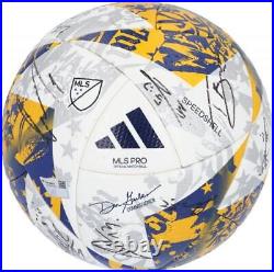 New York Red Bulls Signed Match-Used Soccer Ball from 2023 MLS Season with19 Autos