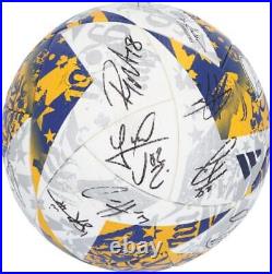 New York Red Bulls Signed Match-Used Soccer Ball from 2023 MLS Season with19 Autos