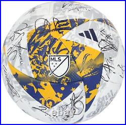 New York Red Bulls Signed Match-Used Soccer Ball from 2023 MLS Season with24 Autos