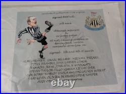 Newcastle United Signed Football-Alan Shearer, Sir Bobby Robson, Shay Given +20
