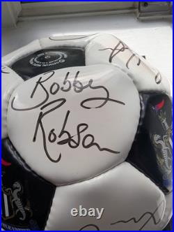 Newcastle United Signed Football-Alan Shearer, Sir Bobby Robson, Shay Given +20