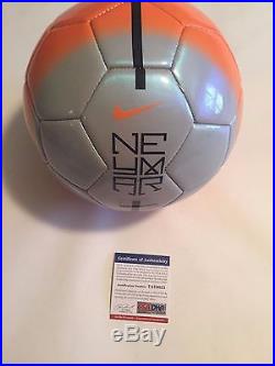 Neymar Autographed Ful Size Soccer Ball PSA/DNA COA