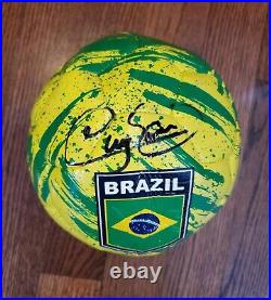 Neymar Jr. Hand Signed Autographed BRAZIL Soccer Ball Barcelona World Cup COA