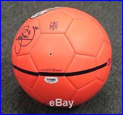 Neymar Signed Full Size NIKE Orange Soccer Ball Autograph AUTO PSA/DNA COA