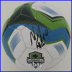 Nicolas Lodeiro signed Seattle Sounders FC logo soccer ball proof Beckett COA
