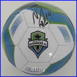 Nicolas Lodeiro signed Seattle Sounders FC logo soccer ball proof Beckett COA