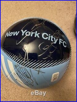 Nycfc MLS Pirlo, Villa, Lampard Signed Ball