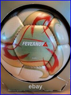 Official Match Ball 2002 World Cup Adidas Fevernova Autographed by Anastacia