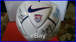 Official U. S. S. A. Nike Soccer ball signed by the 1999 Women's World Cup Team