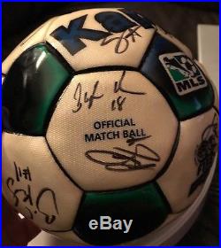Official match ball MLS-Kappa-Team Signed 2004 Colorado Rapids Autos Rare