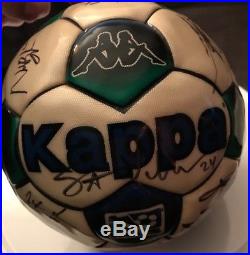 Official match ball MLS-Kappa-Team Signed 2004 Colorado Rapids Autos Rare