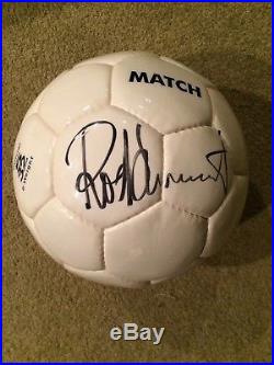 Original Rod Stewart Autographed Soccer Ball Fantastic Condition