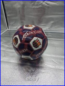 Ousmane Dembele Signed Barcelona Logo Soccer Ball (Beckett COA)