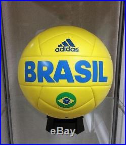 Pele Autographed Official Size Brasil Team Logo Soccer Ball- Coa