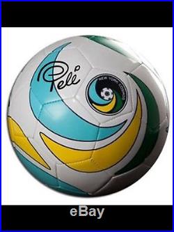 Pele Autographed Signed New York Cosmos Umbro Soccer Ball Steiner Sports