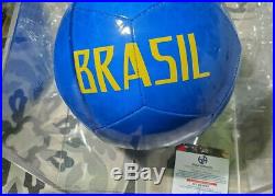 PELE SIGNED AUTOGRAPHED BRASIL NIKE SOCCER BALL SIZE 5 With COA