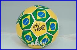 Pele Signed Brazil Soccer Ball Auto Psa/dna Itp 7a52153