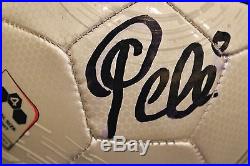 Pele Signed Soccer Ball Brine Arrow Size 4 Blacks Memorabilia Coa + Holo 792586