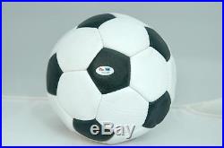 Pele Signed Vintage All Leather Soccer Ball Auto Psa/dna Itp 7a52146