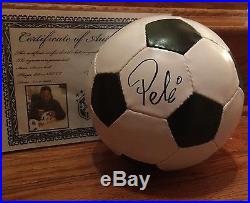 PELE Signed Soccer Ball Autograph With Brazilian Football Confederation (CBF) COA