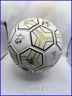 PITTSBURGH RIVERHOUNDS 2025 USL Champions Team Signed Soccer Ball COA Mertz Dick