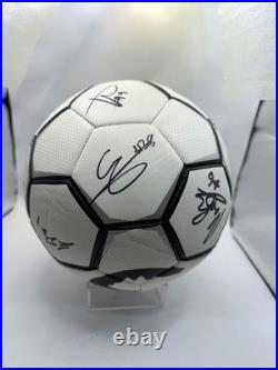 PITTSBURGH RIVERHOUNDS 2025 USL Champions Team Signed Soccer Ball COA Mertz Dick