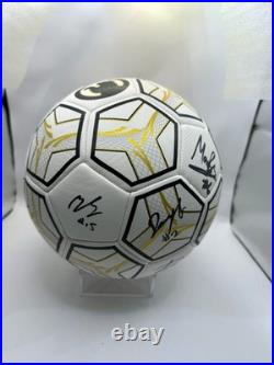 PITTSBURGH RIVERHOUNDS 2025 USL Champions Team Signed Soccer Ball COA Mertz Dick