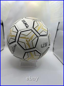 PITTSBURGH RIVERHOUNDS 2025 USL Champions Team Signed Soccer Ball COA Mertz Dick