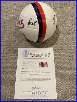 PULISIC, MCKENNIE, DEST, REYNA Signed Autographed USA Soccer Ball BECKETT LOA
