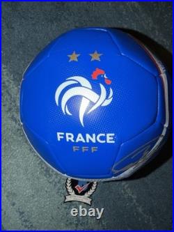 Patrice Evra Signed Official France Soccer Ball World Cup Legend Beckett #2