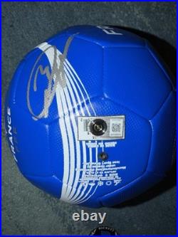 Patrice Evra Signed Official France Soccer Ball World Cup Legend Beckett #2