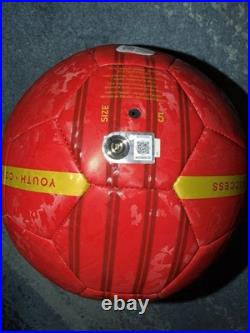 Patrice Evra Signed Official Manchester United Soccer Ball World Cup Beckett