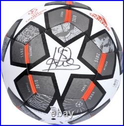 Patrick Kluivert Barcelona Signed 2021 UEFA Champs 20th Anniversary Soccer Ball